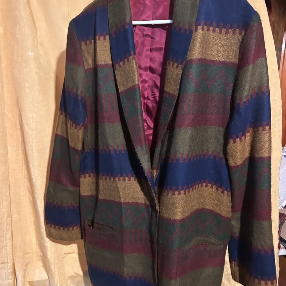 Vintage  Southwestern Blazer - Picture 2 of 5